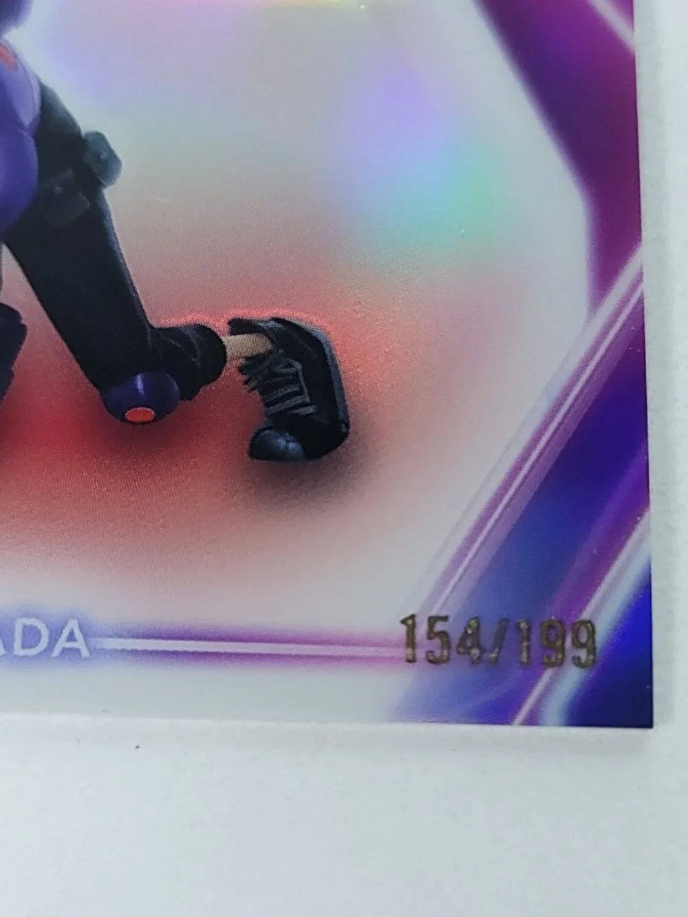 Hiro Hamada Topps 2026 Disney Neon Holo Chrome Refractor Limited 154/199 CNE